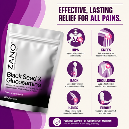 Black Seed Oil & Natural Glucosamine Capsules